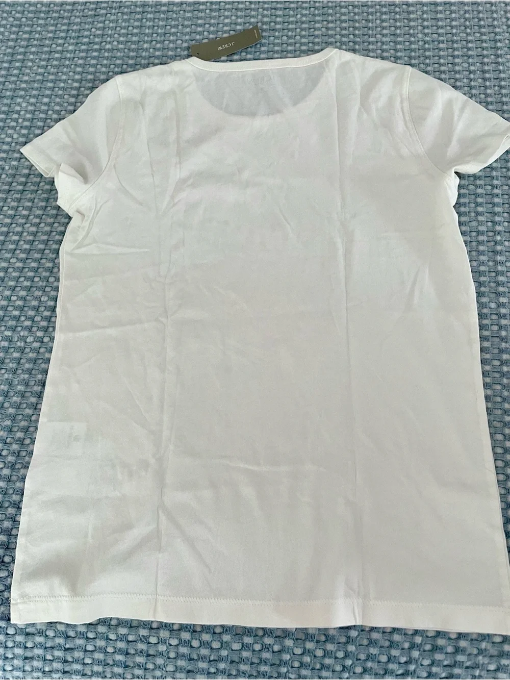 J. Crew Cinque Terre Italy Graphic Tee Size S Cream Multi Cotton Fitted NWT